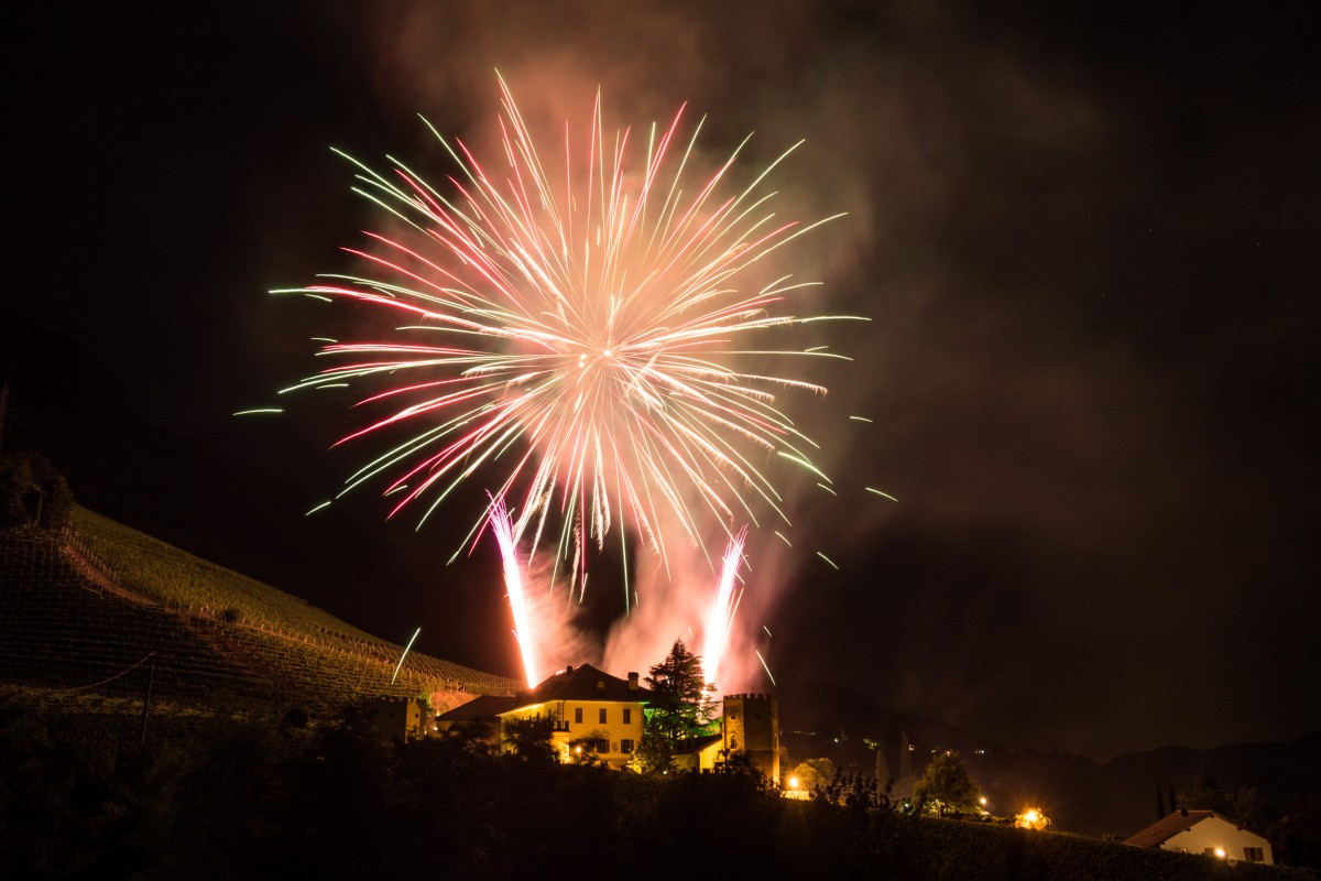 Feuerwerk Schloss Rechtenthal