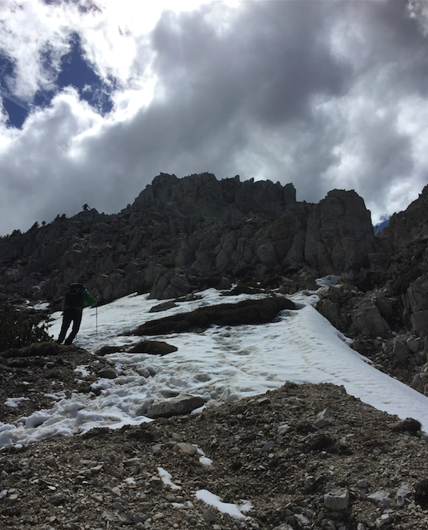Der Klettersteig unterm Gipfel