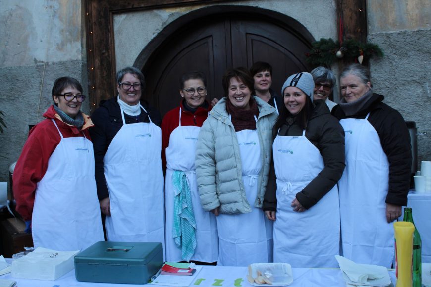 Die Initiatorin Christl und ihr Team
