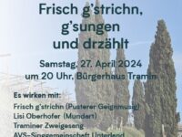 Musikabend AVS - Singgemeinschaft
