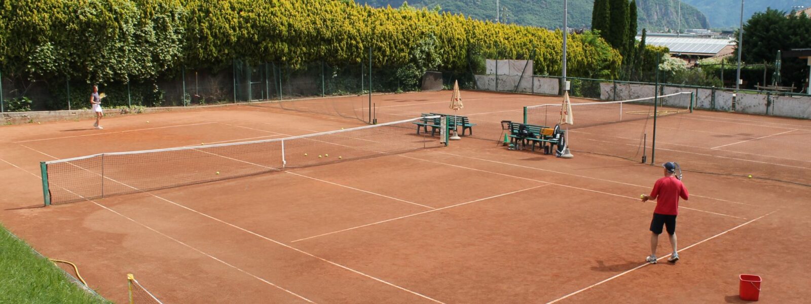 Tennis im Urlaub in Tramin(c) Erika Furini