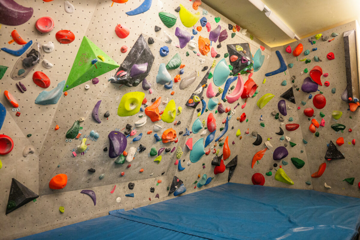 Boulderbereich Indoor-Kletterhalle Tramin