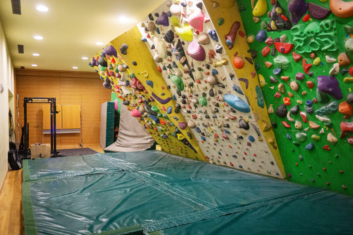 Trainingsraum Indoor-Kletterhalle Tramin